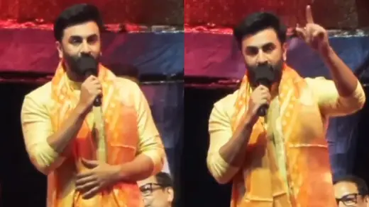 Ranbir Kapoor's Oops Moment At Dussehra Event Causes A Stir
