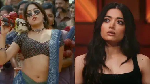 Rashmika Mandanna Discusses Janhvi Kapoor's Peddi Drama