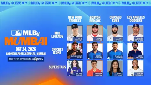 Cricket Stars Join MLB Legends For Mumbai Sports Showdown