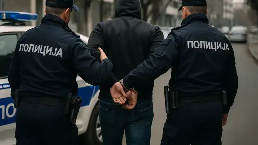Serbian Police Nab Election Day Mischief Makers