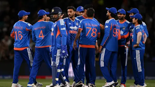 Axar Patel Takes Down Finn Allen In T20I Showdown