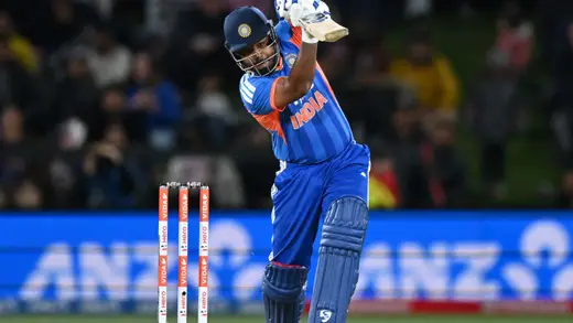 Sanju Samson Blasts 22 Runs Off Lockie Ferguson In T20I