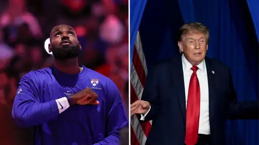 Trump Calls Out LeBron For Golf Swing During Anthem
