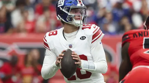 "Something's going to be coming down the pipe": Dave Portnoy sees potential doom for Jaxson Dart after J.J. McCarthy leads Giants to victory