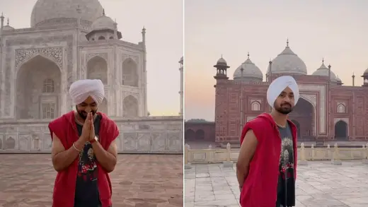 Diljit Dosanjh's Taj Mahal Selfie Before Dilli Concert Drama
