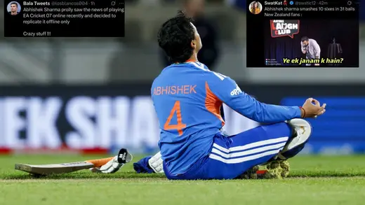 Abhishek Sharma's 35-Ball Century Leaves Everyone Stunned
