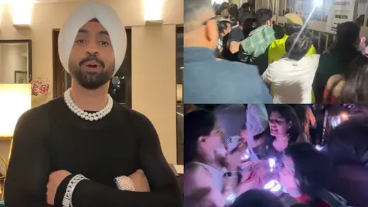 Diljit Dosanjh's Concert Chaos in Delhi | Fanziz