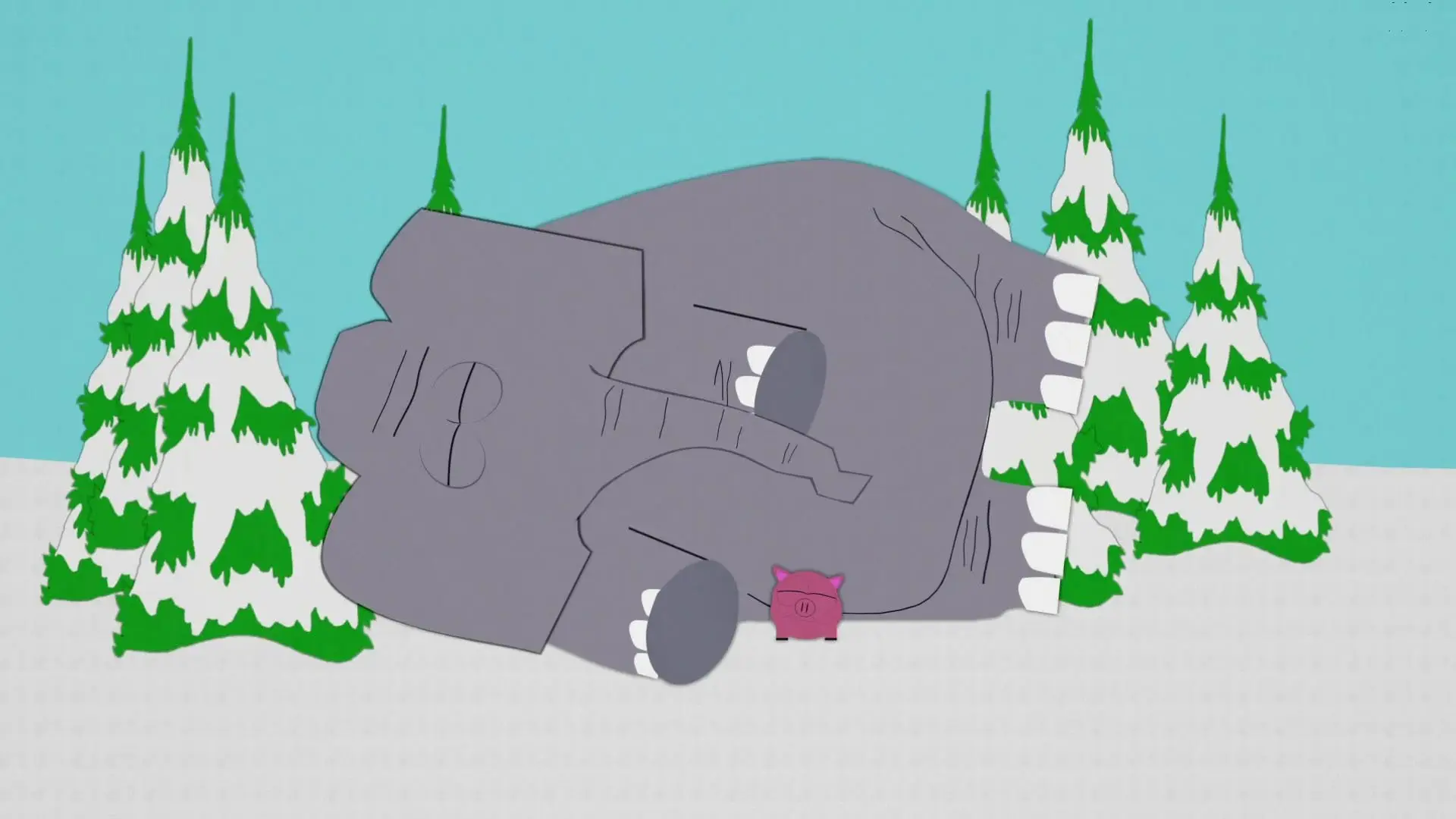 An Elephant Makes Love to a Pig