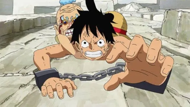 Climb Up! Luffy's Desperate Escape!